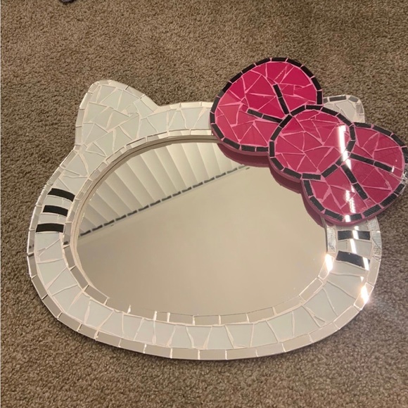 Hello kitty mirror handmade bow pink - Picture 6 of 8